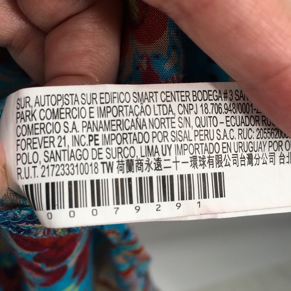 F21 Forever 21 Strapless Tube Boho Maxi Dr… - Picture 6 of 9